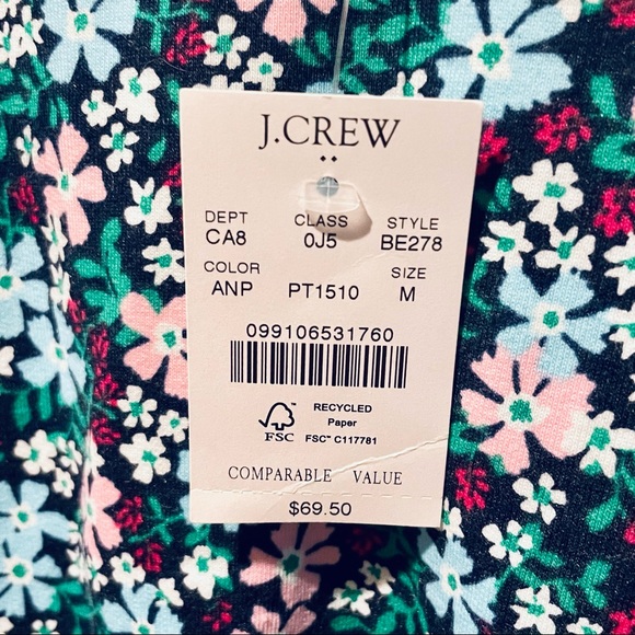 J.Crew Floral Sweatshirt - Picture 4 of 5